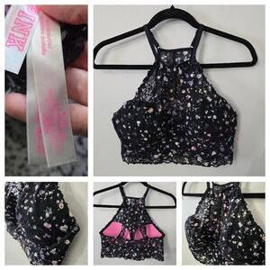 Victoria's Secret PINK lace Bralette, M, EUC